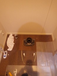 直線を基調としたシンプルですっきりしたトイレ 港区Y様邸 直線を基調としたシンプルですっきりしたトイレ 港区Y様邸